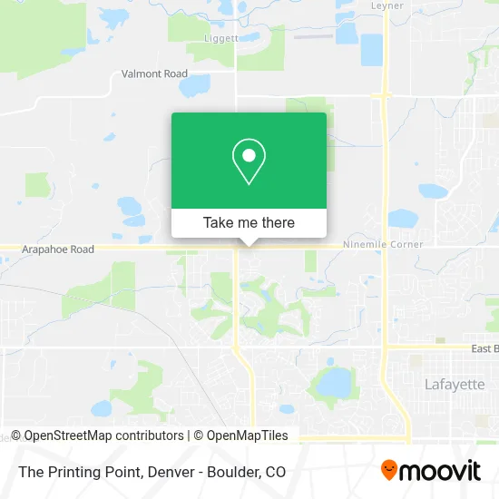 The Printing Point map