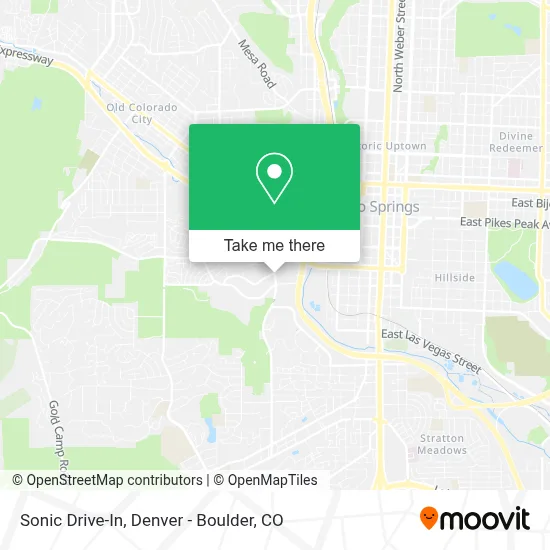 Sonic Drive-In map