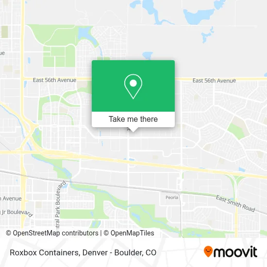 Roxbox Containers map