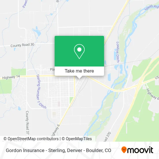Gordon Insurance - Sterling map