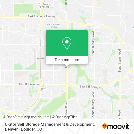 U-Stor Self Storage Management & Development map