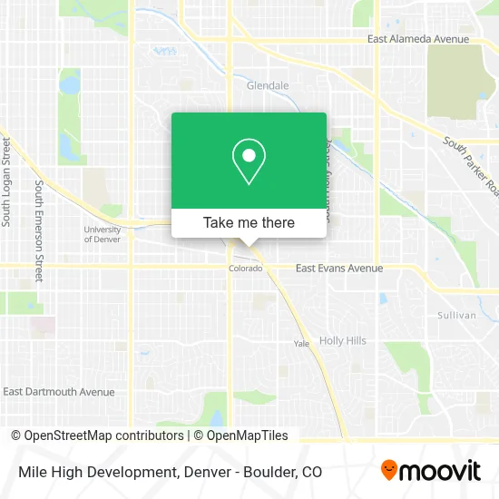Mile High Development map