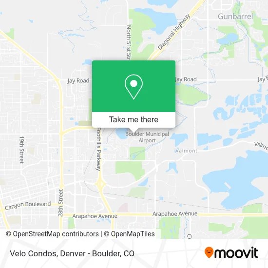 Velo Condos map