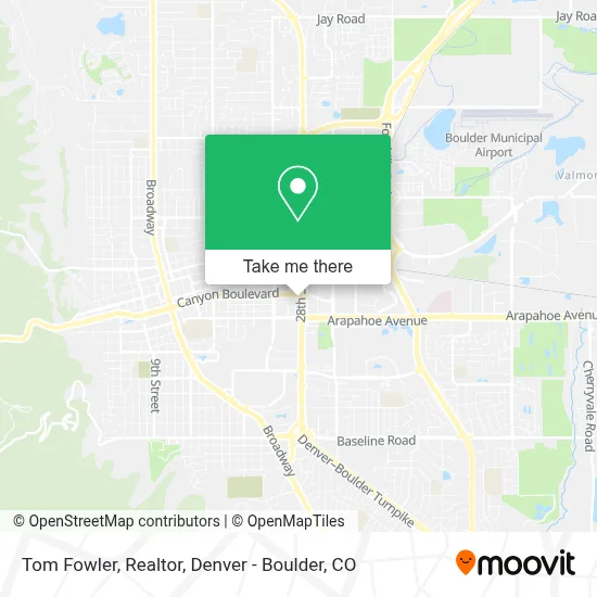Tom Fowler, Realtor map