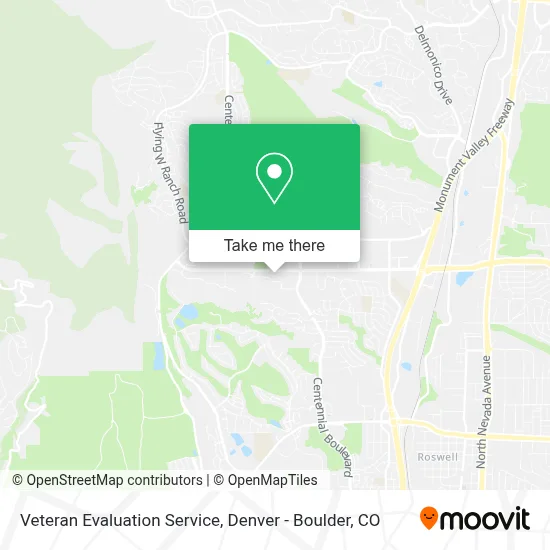Veteran Evaluation Service map