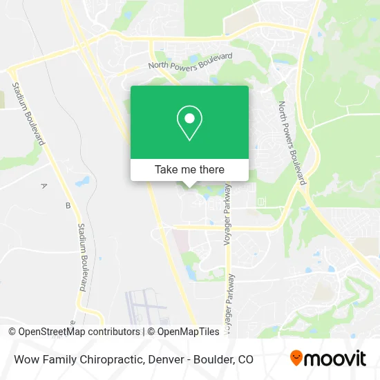 Wow Family Chiropractic map
