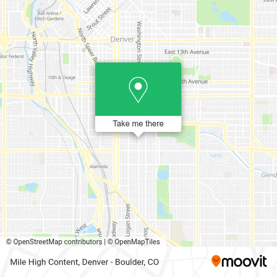 Mile High Content map