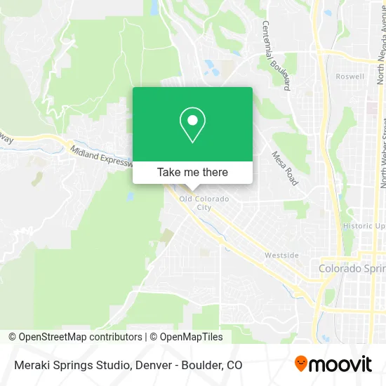 Meraki Springs Studio map