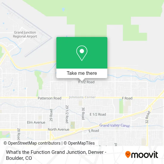 What's the Function Grand Junction map