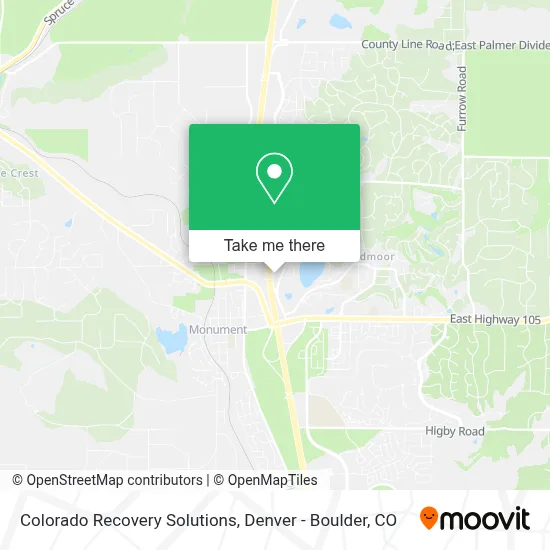 Colorado Recovery Solutions map