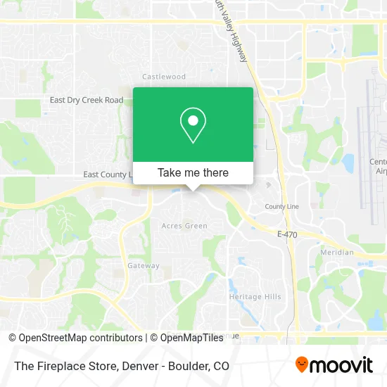The Fireplace Store map