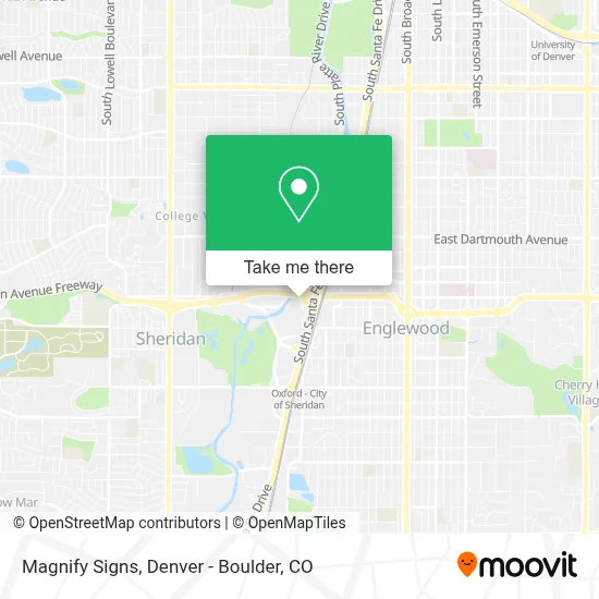 Magnify Signs map