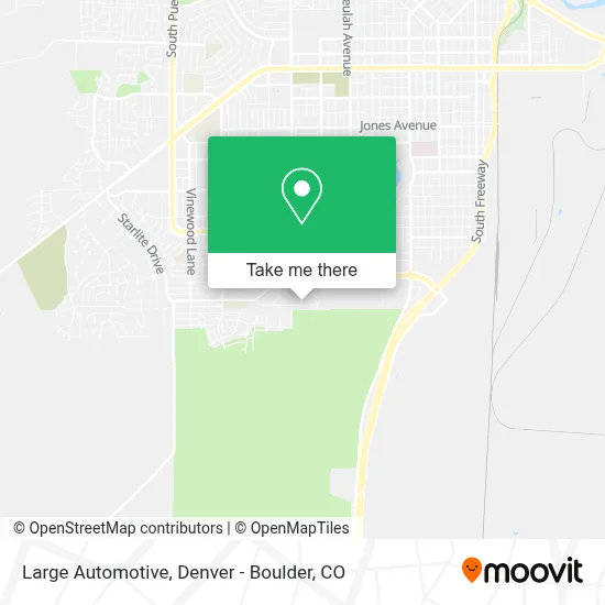 Large Automotive map