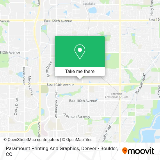 Paramount Printing And Graphics map