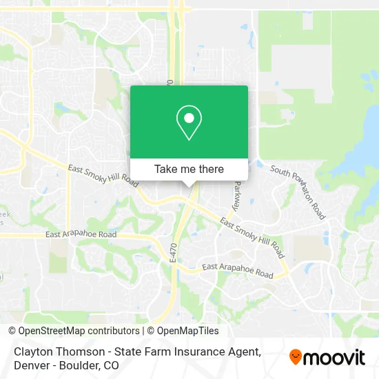 Clayton Thomson - State Farm Insurance Agent map
