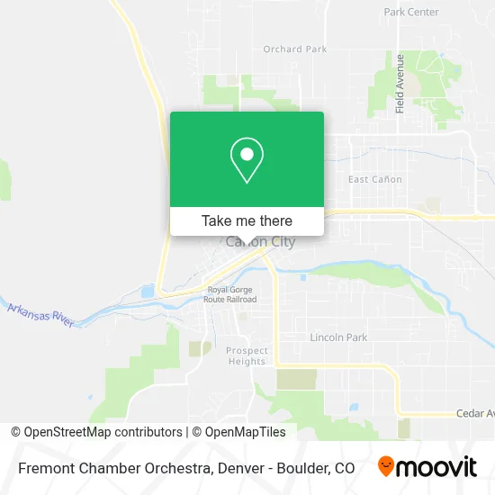 Fremont Chamber Orchestra map