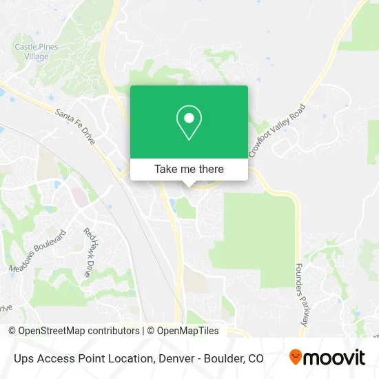 Ups Access Point Location map