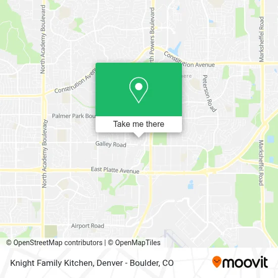 Knight Family Kitchen map