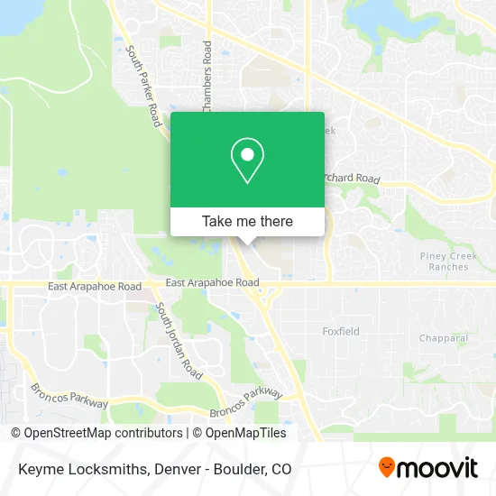 Keyme Locksmiths map