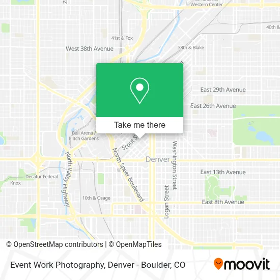 Event Work Photography map