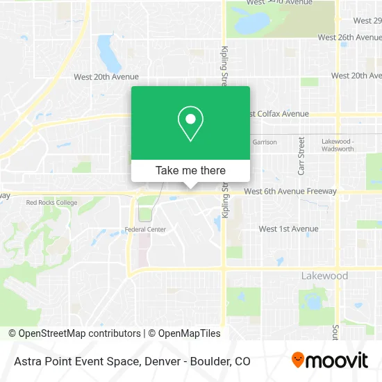 Astra Point Event Space map