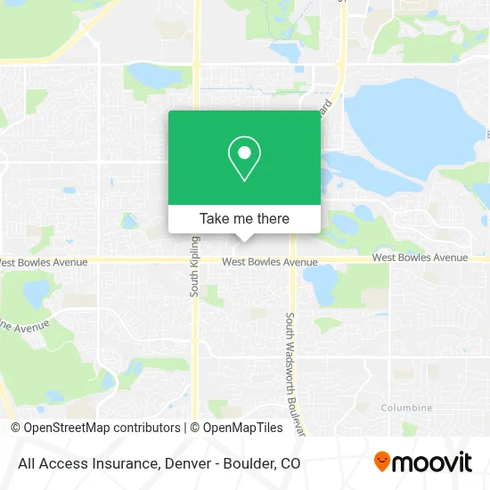 All Access Insurance map