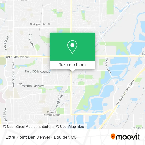 Extra Point Bar map