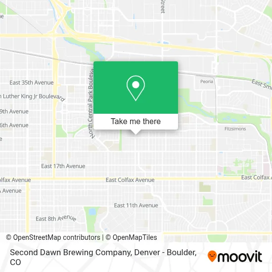 Second Dawn Brewing Company map