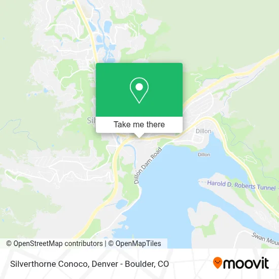 Silverthorne Conoco map
