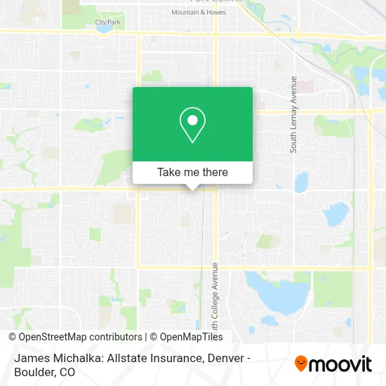 James Michalka: Allstate Insurance map