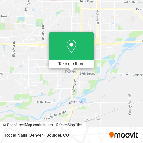 Rocia Nails map