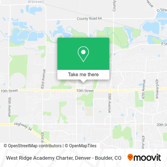West Ridge Academy Charter map
