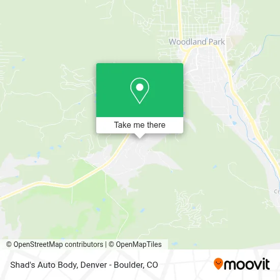Shad's Auto Body map
