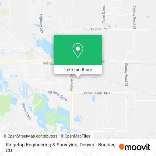 Ridgetop Engineering & Surveying map