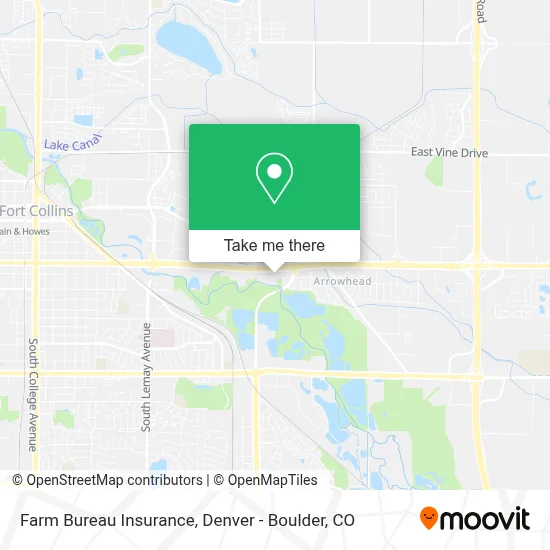 Farm Bureau Insurance map