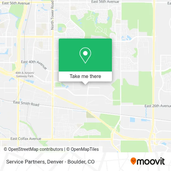 Service Partners map
