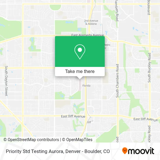 Priority Std Testing Aurora map