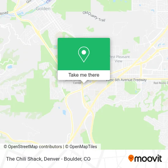 The Chili Shack map
