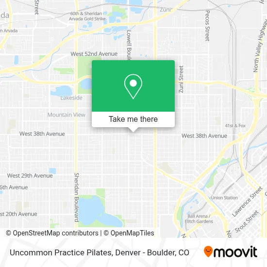 Uncommon Practice Pilates map