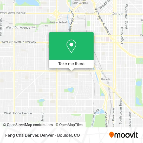 Feng Cha Denver map
