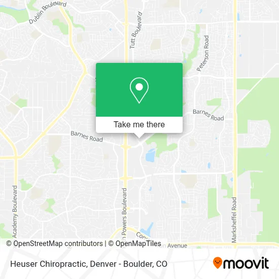 Heuser Chiropractic map