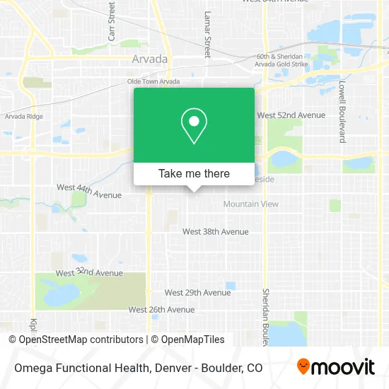 Omega Functional Health map