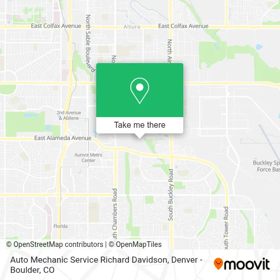 Auto Mechanic Service Richard Davidson map