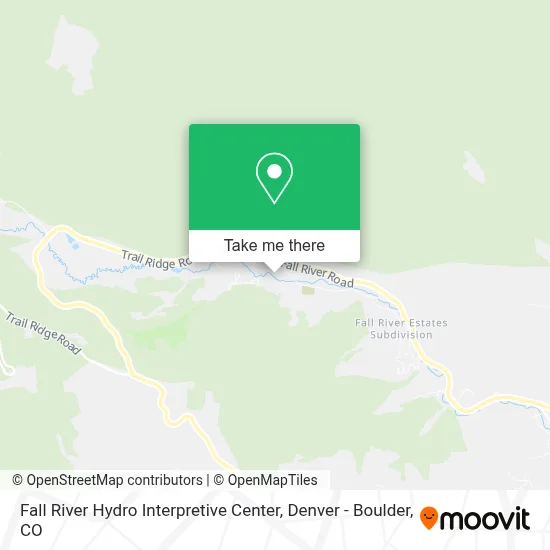 Fall River Hydro Interpretive Center map