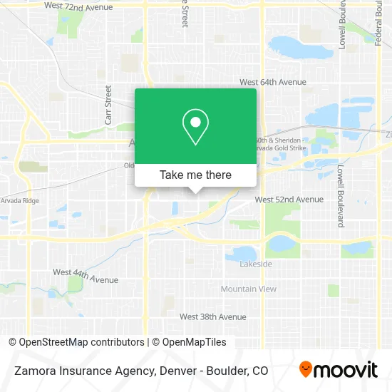 Zamora Insurance Agency map