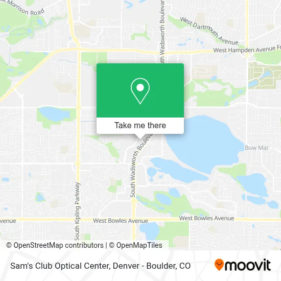 Sam's Club Optical Center map