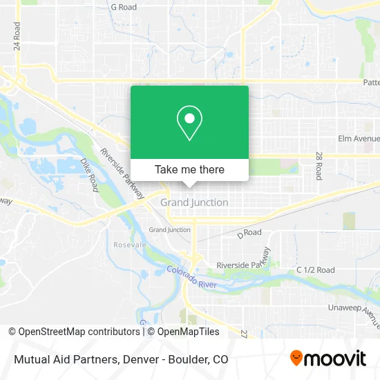 Mutual Aid Partners map
