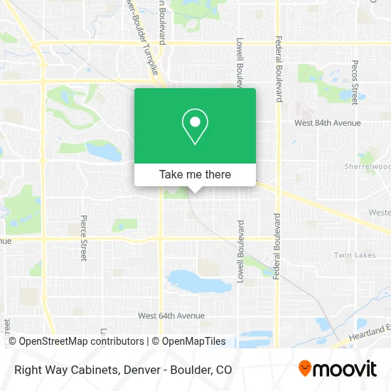 Right Way Cabinets map