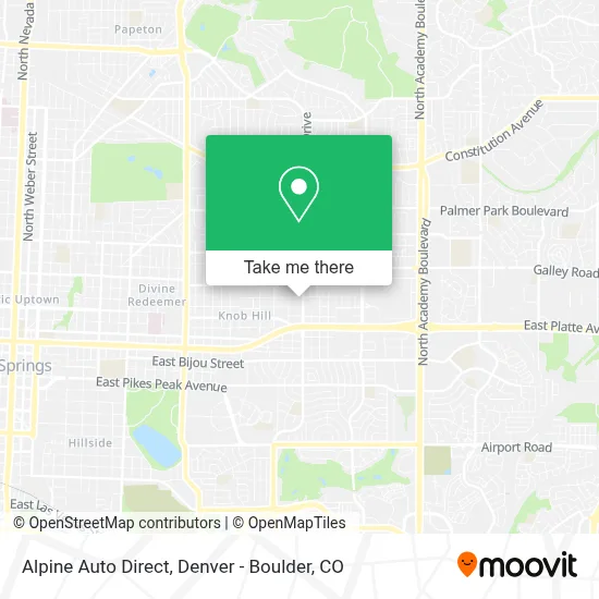 Alpine Auto Direct map