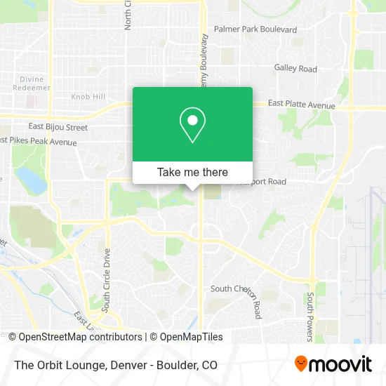 The Orbit Lounge map